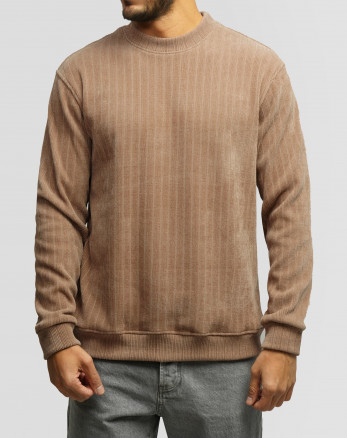 خرید و قیمت پلیور یقه گرد مردانه کرم 24458149