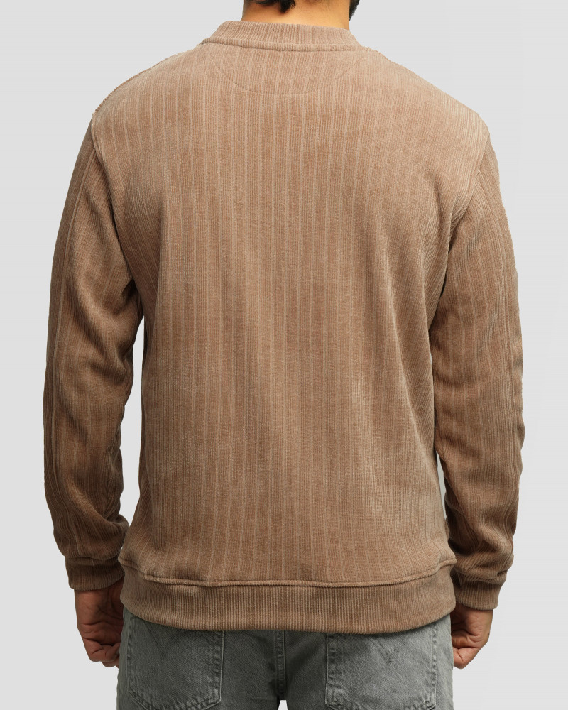 خرید و قیمت پلیور یقه گرد مردانه کرم 24458149