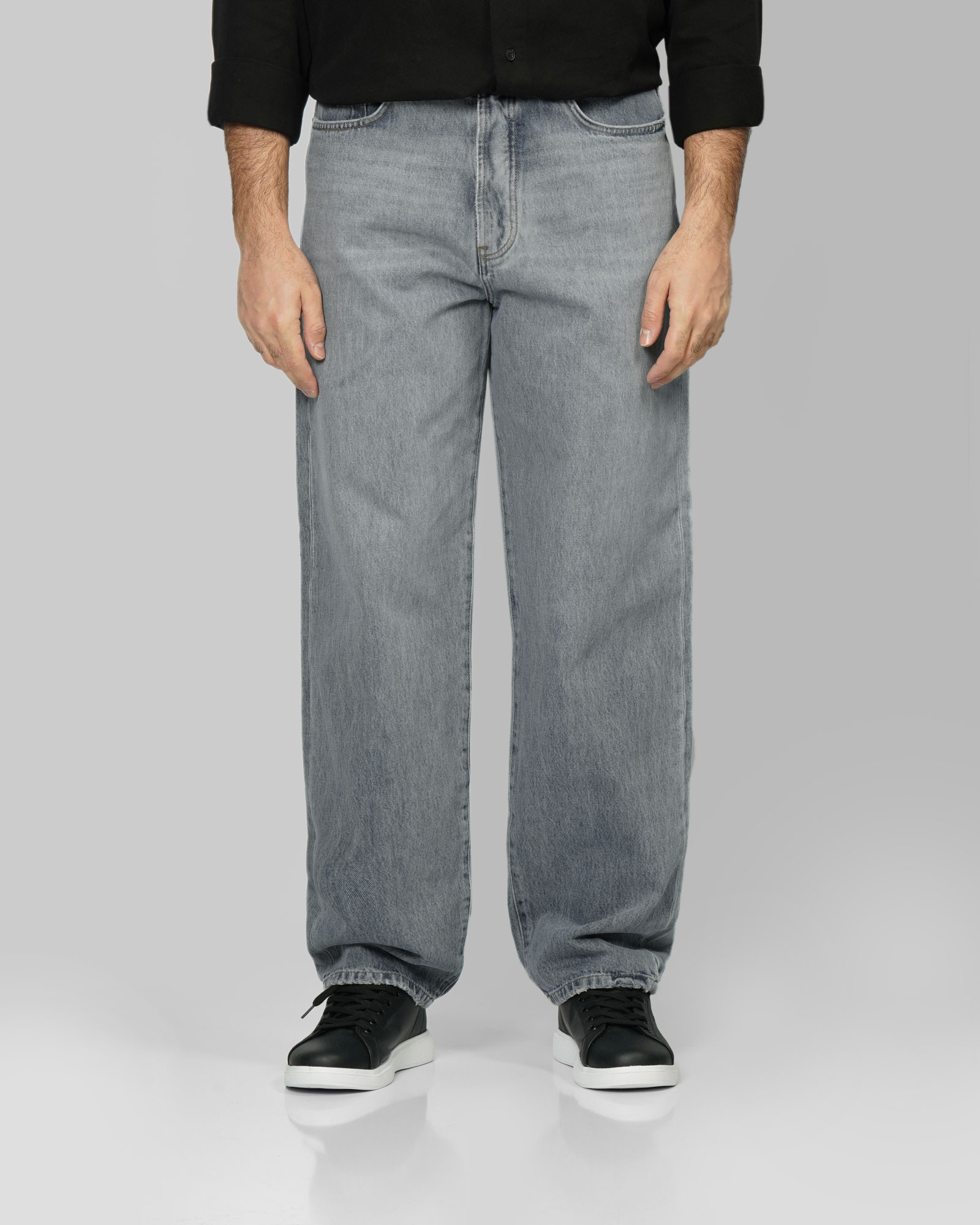 خرید و قیمت شلوار جین واید لگ (Wide leg) ساده مردانه آبی 24424871