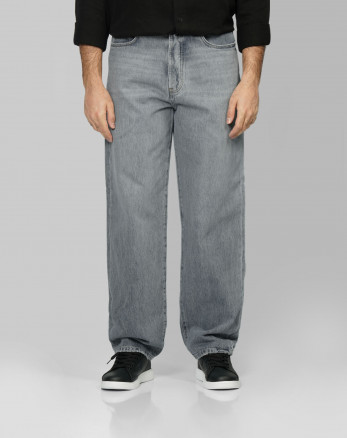 خرید و قیمت شلوار جین واید لگ (Wide leg) ساده مردانه آبی 24424871