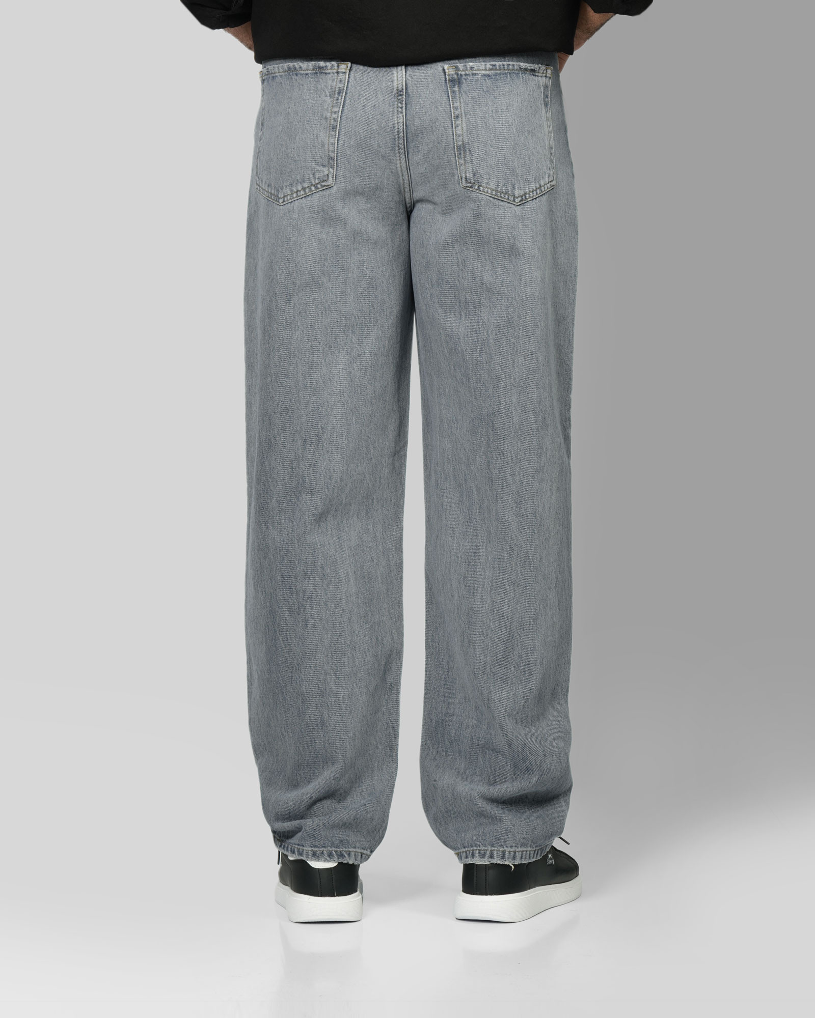 خرید و قیمت شلوار جین واید لگ (Wide leg) ساده مردانه آبی 24424871