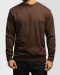 خرید و قیمت پلیور یقه گرد مردانه قهوه ای 24458145