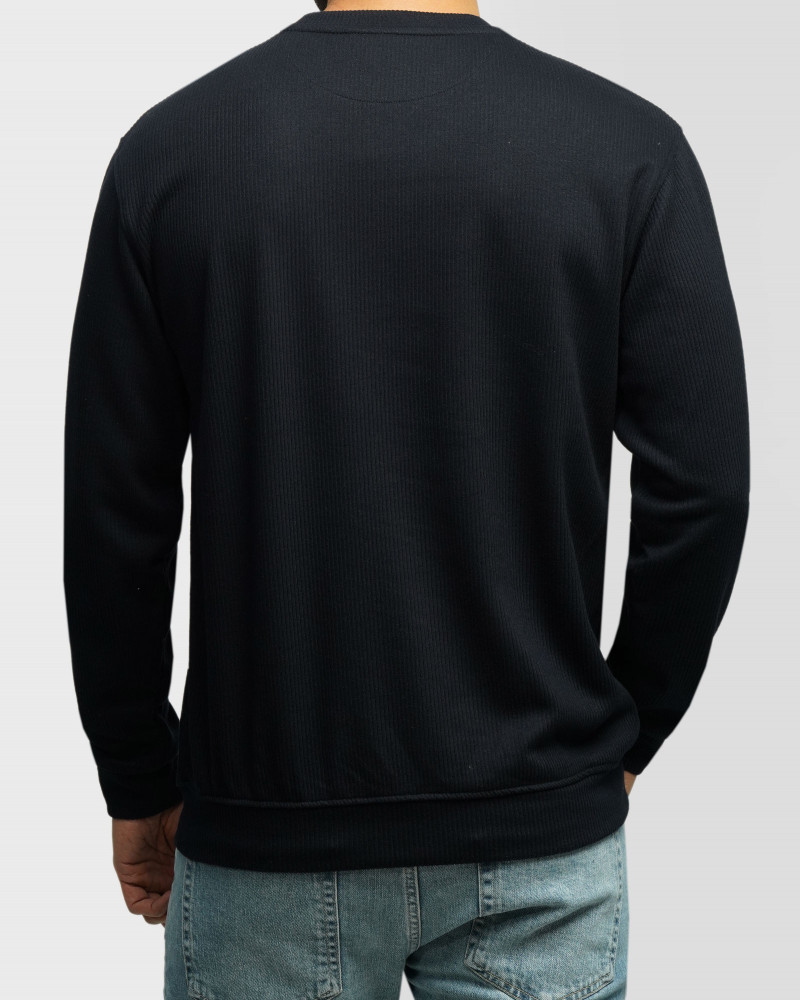 خرید و قیمت پلیور یقه گرد مردانه سرمه ای 24458145