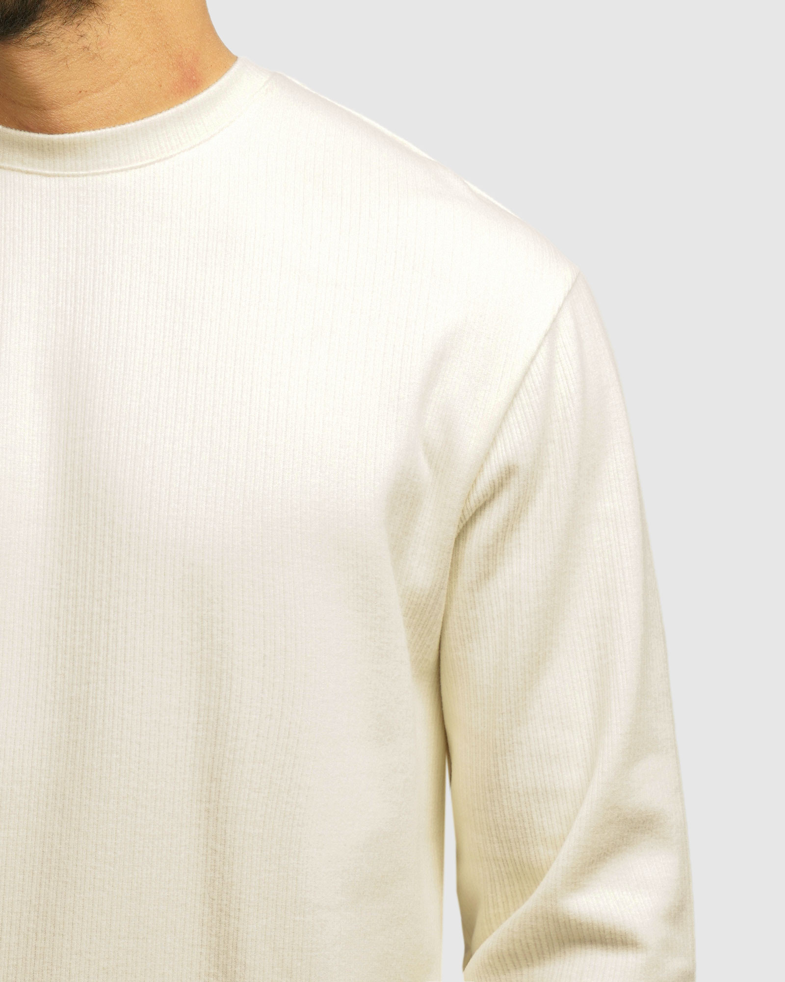 خرید و قیمت پلیور یقه گرد مردانه کرم 24458145