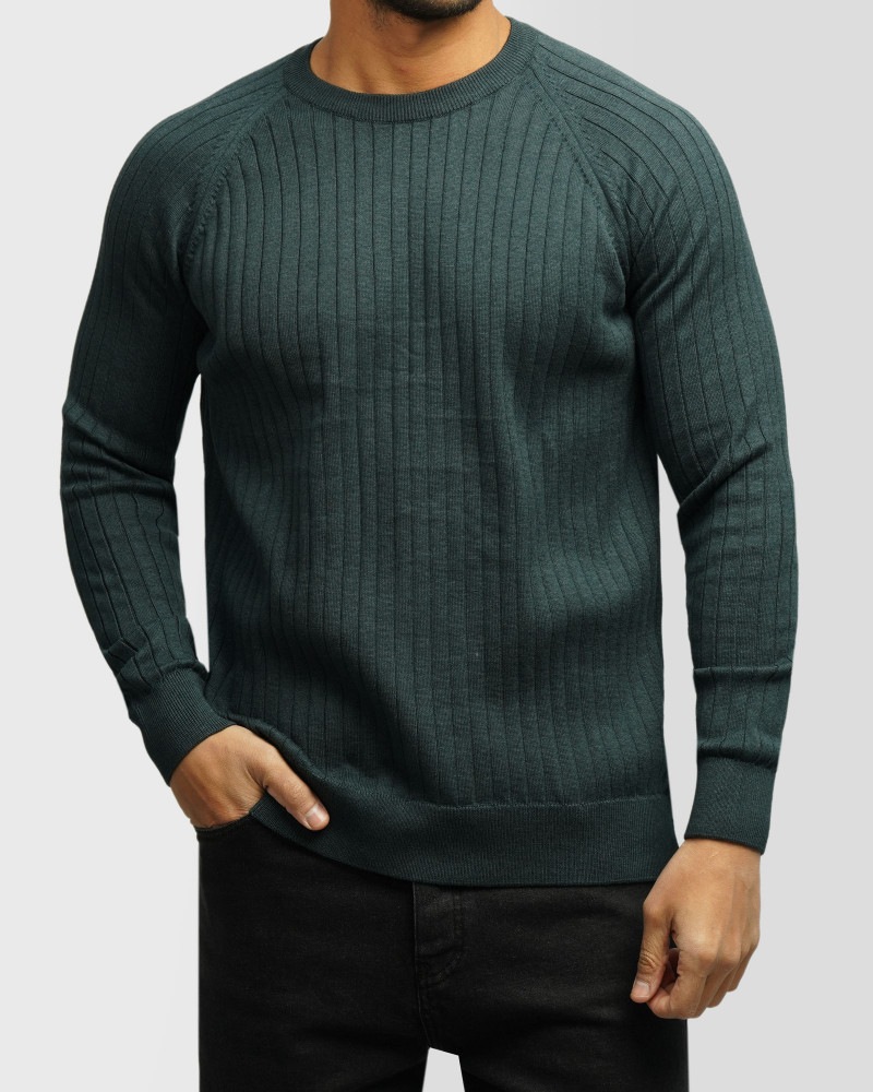 خرید و قیمت پلیور یقه گرد مردانه سبز 84458157