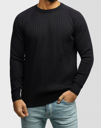 خرید و قیمت پلیور یقه گرد مردانه سرمه ای 84458157