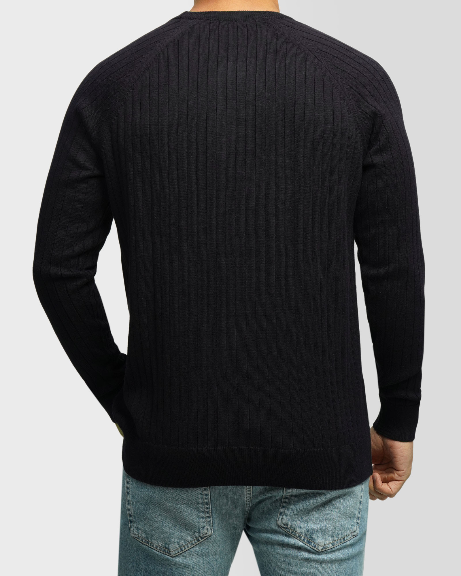 خرید و قیمت پلیور یقه گرد مردانه سرمه ای 84458157