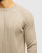 خرید و قیمت پلیور یقه گرد مردانه کرم 84458157