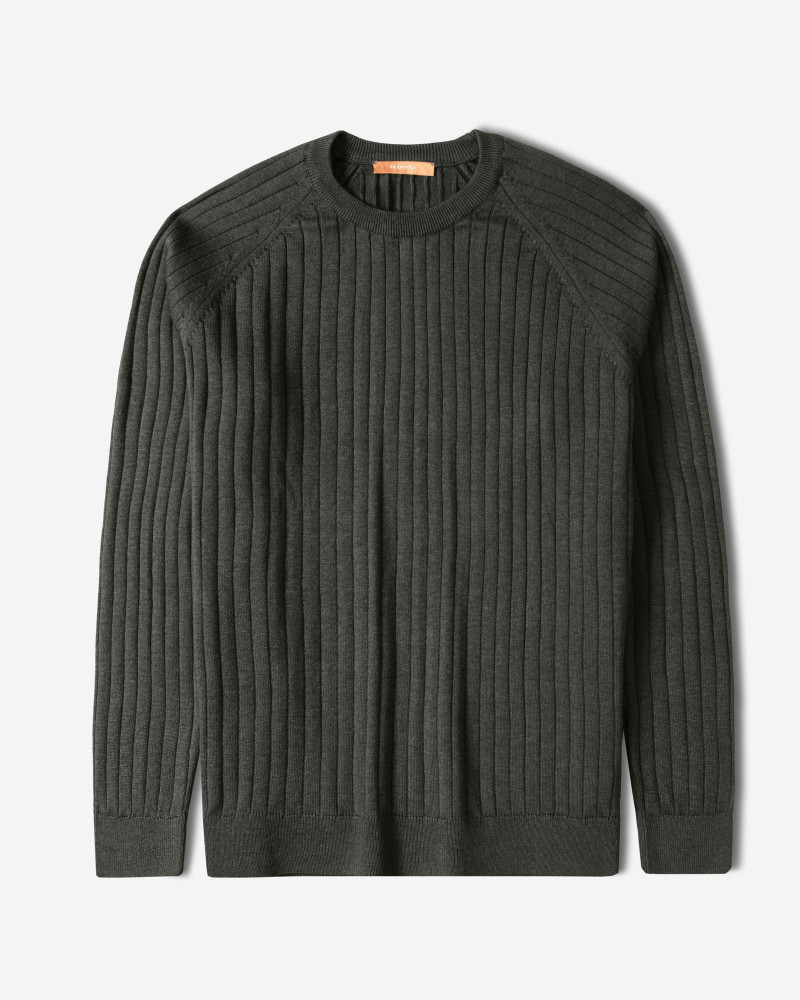 خرید و قیمت پلیور یقه گرد مردانه کرم 84458157