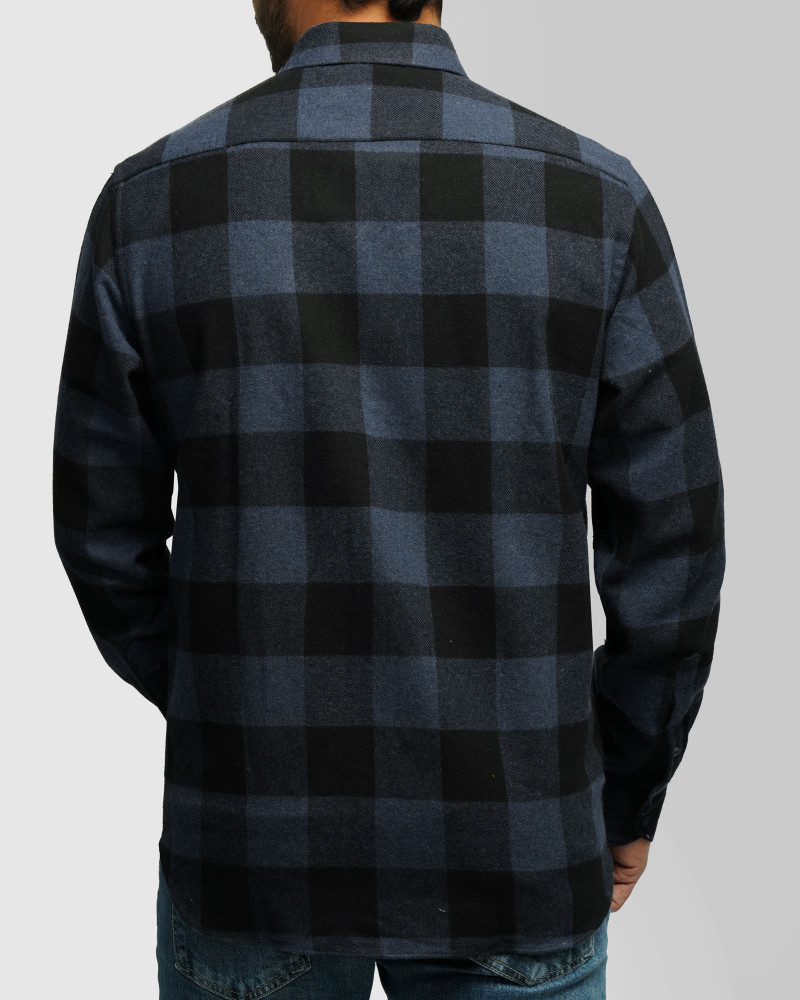 پیراهن ضخیم مردانه سرمه ای 24452330