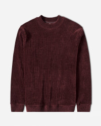 خرید و قیمت پلیور یقه گرد مردانه زرشکی 24458150