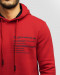هودی کلاه دار طرح دار مردانه قرمز 84471297