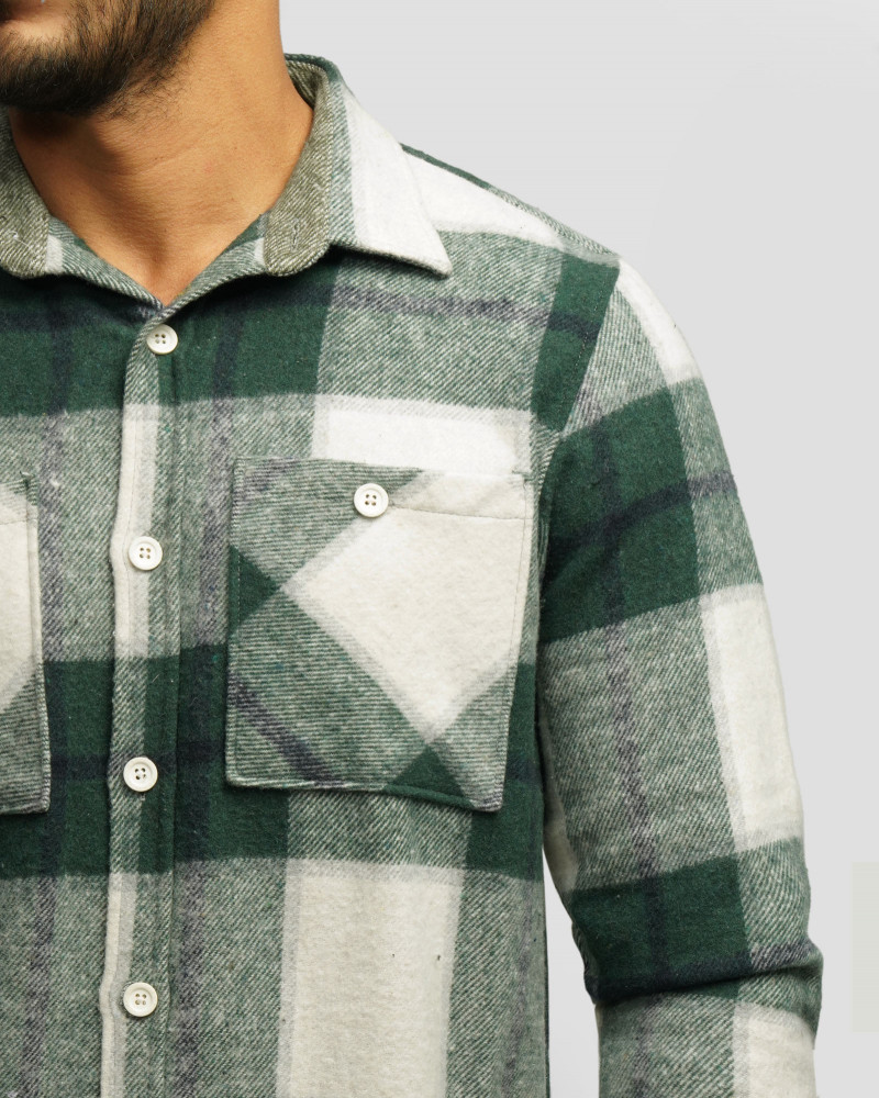 پیراهن ضخیم مردانه سبز 24452317