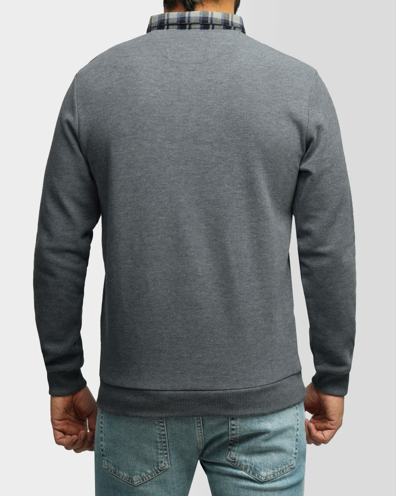 خرید و قیمت پلیور یقه پیراهنی مردانه آبی 24488148