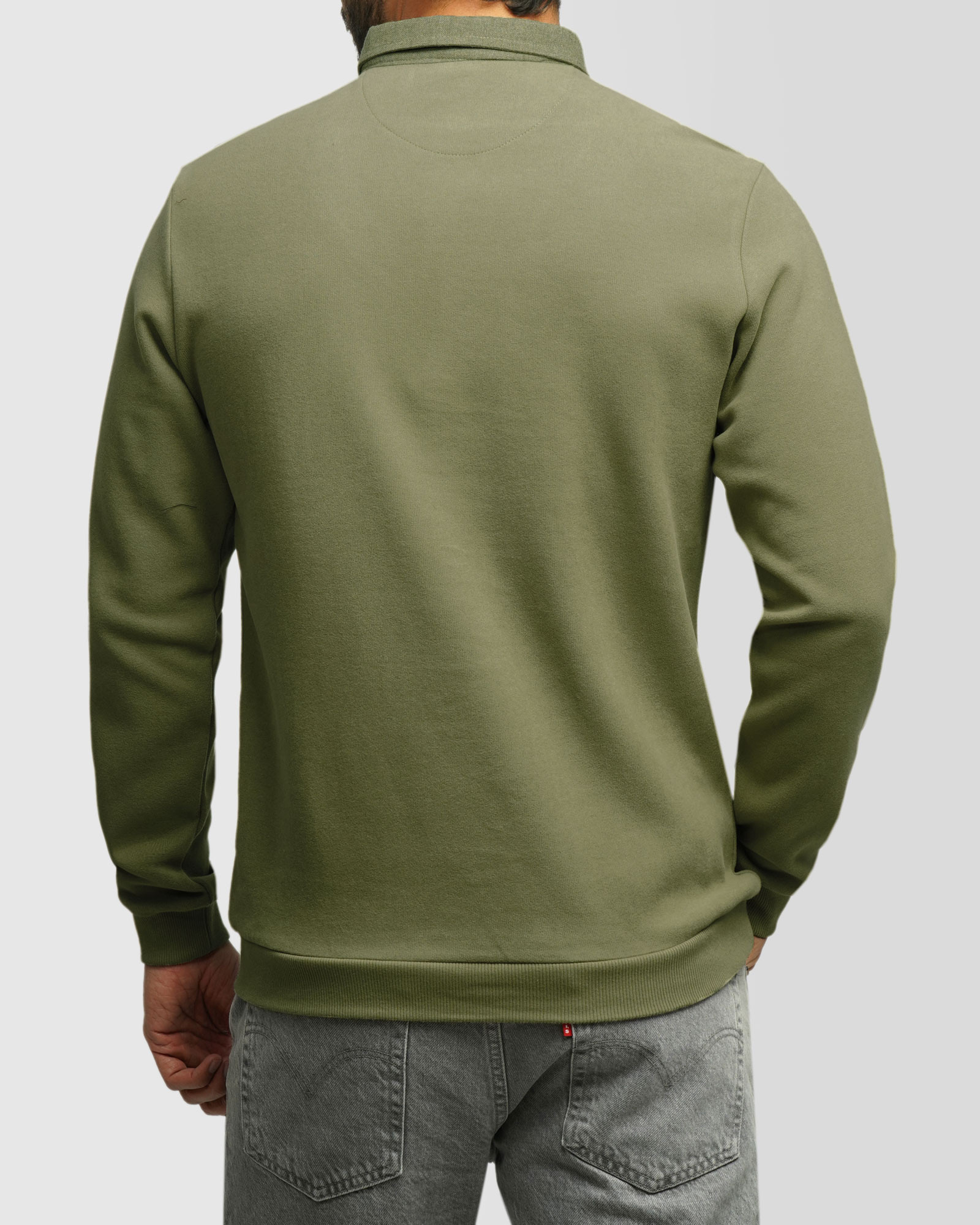 خرید و قیمت پلیور یقه پیراهنی مردانه سبز 24488147