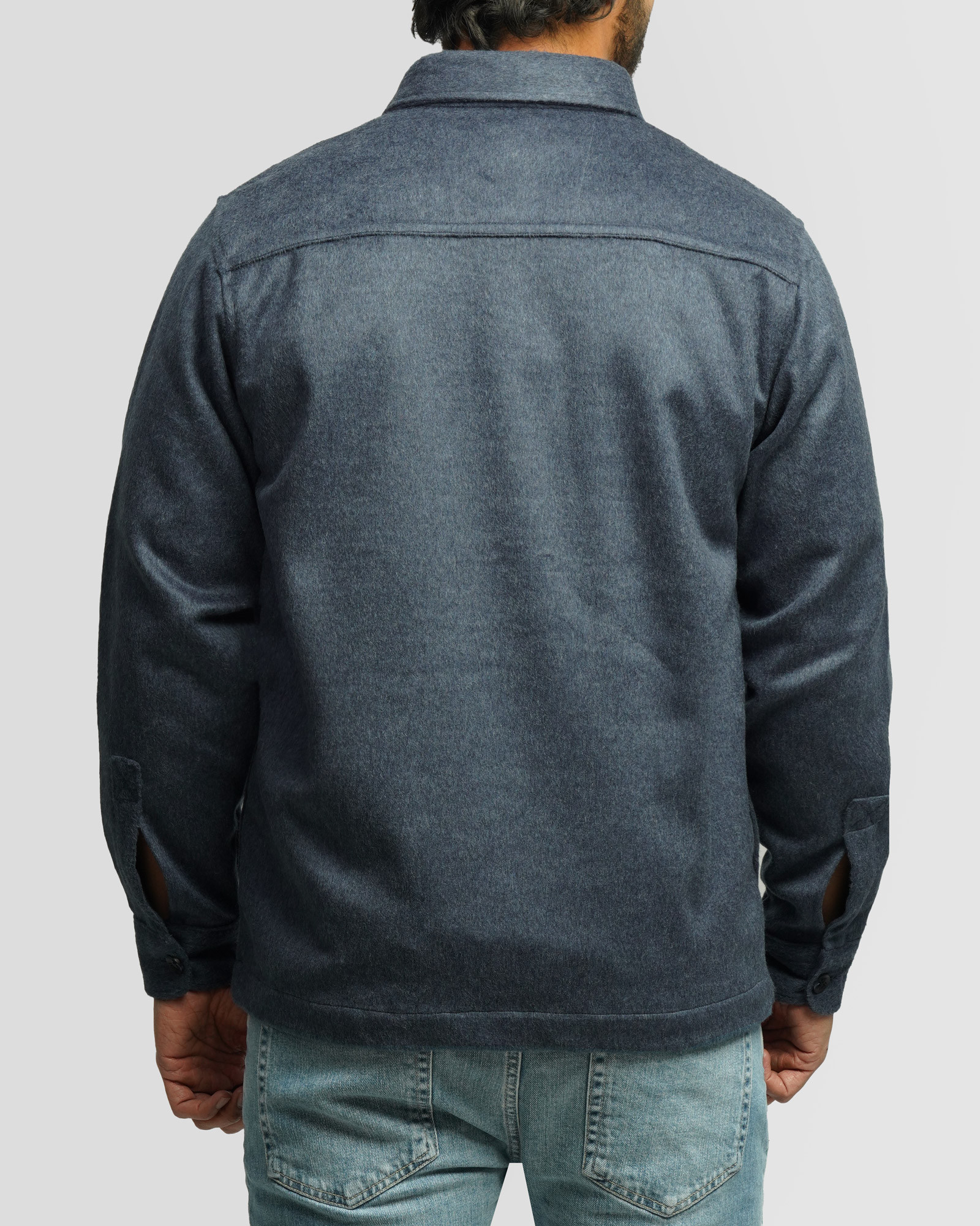 خرید و قیمت پیراهن ضخیم مردانه سرمه ای روشن 24452338