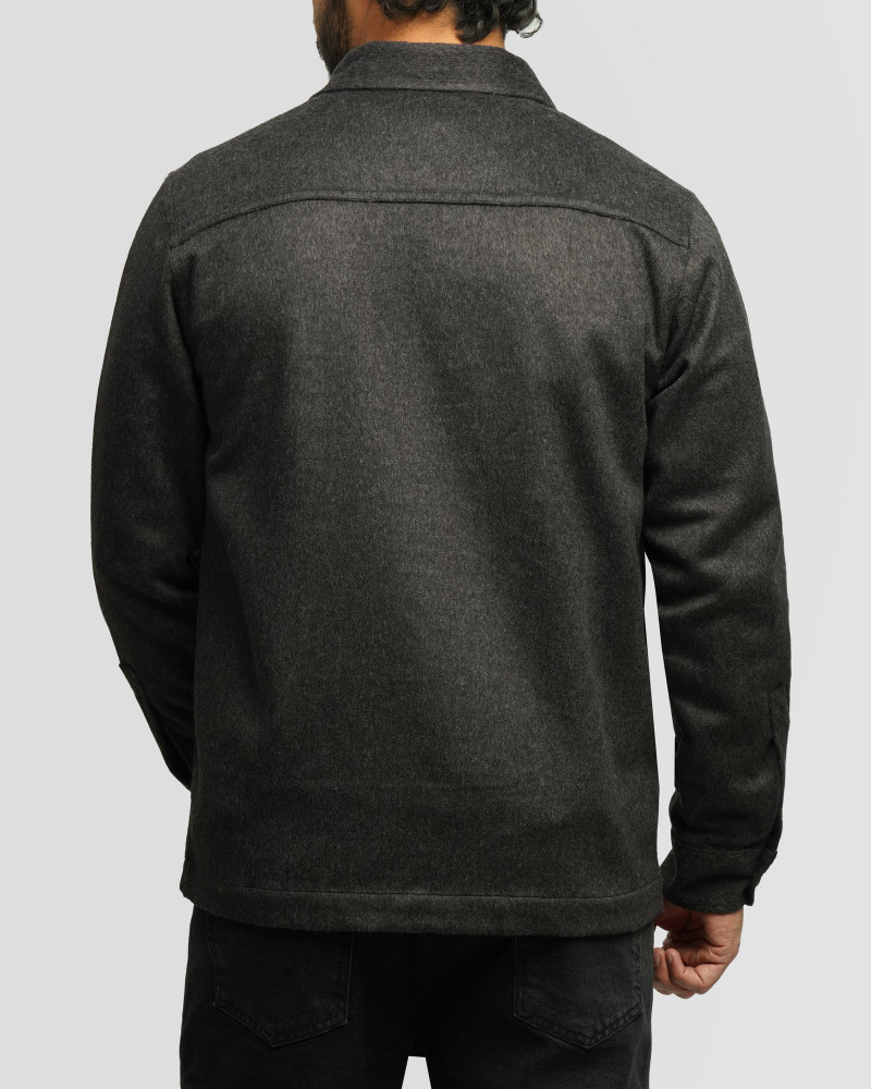 خرید و قیمت پیراهن ضخیم مردانه ذغالی 24452338