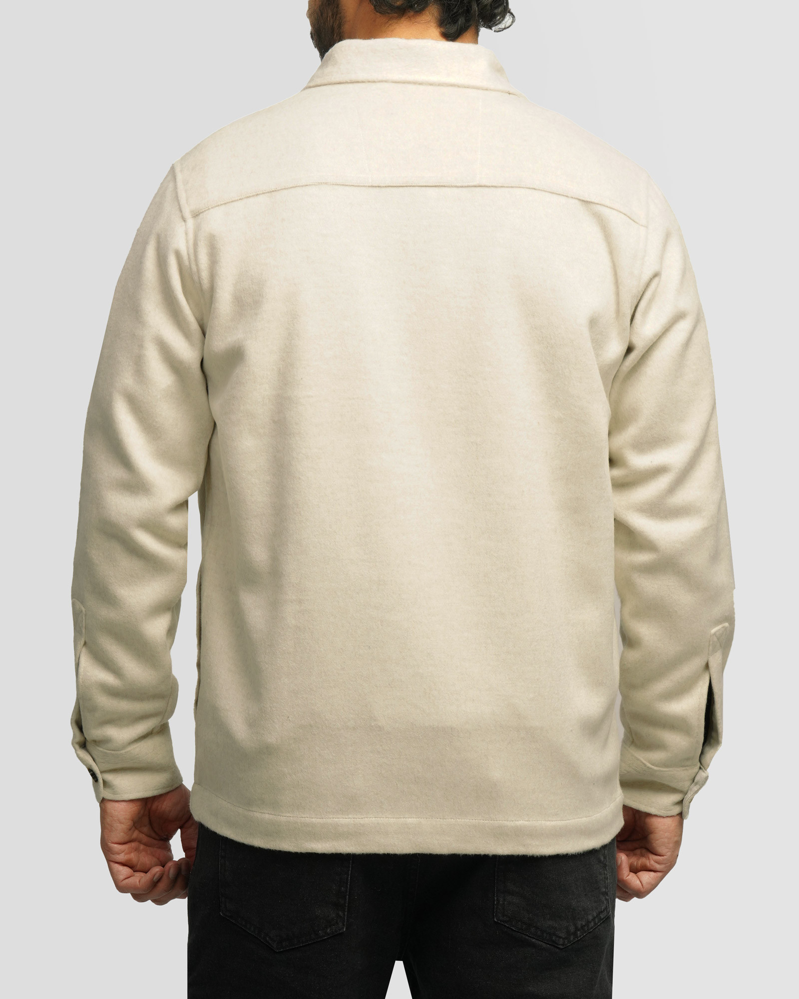 خرید و قیمت پیراهن ضخیم مردانه کرم 24452338