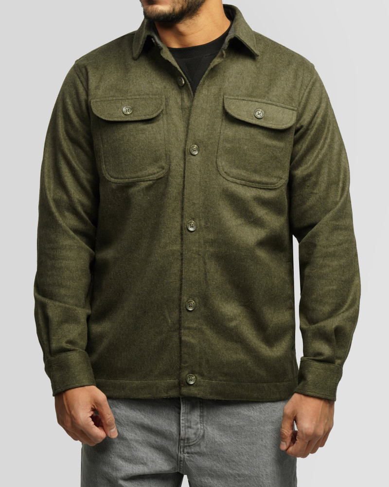 خرید و قیمت پیراهن ضخیم مردانه سبز 24452338