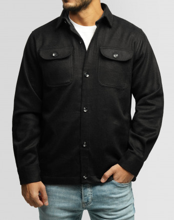 خرید و قیمت پیراهن ضخیم مردانه مشکی 24452338