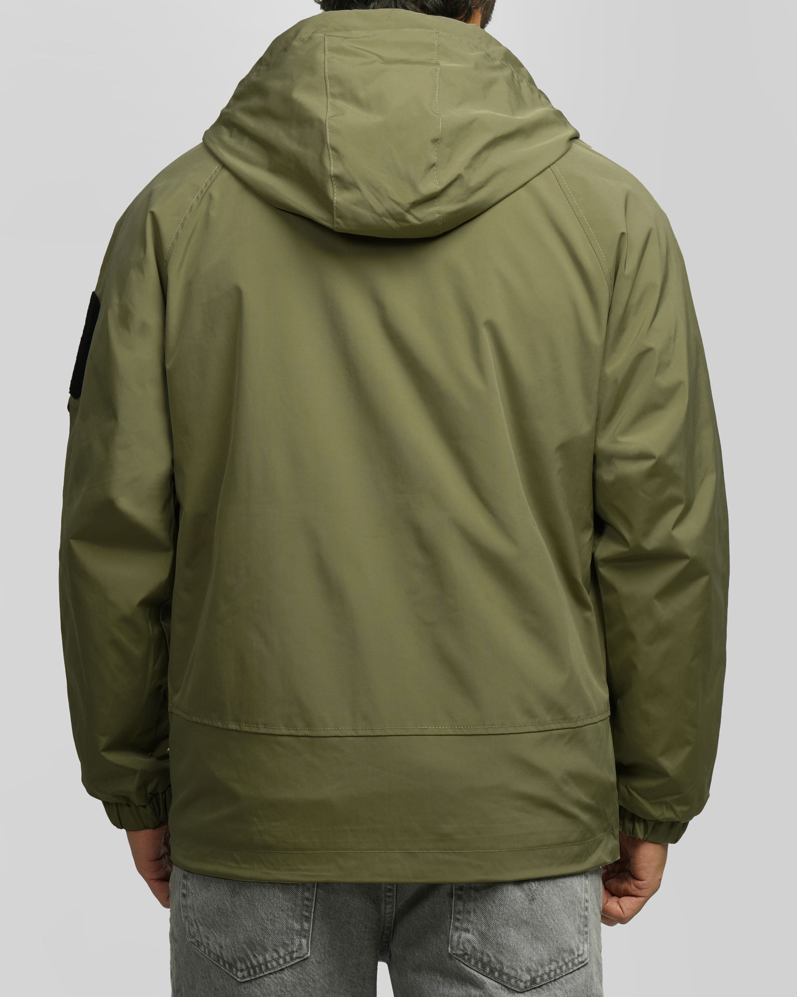 سویشرت شمعی کلاه دار مردانه سبز 24449184