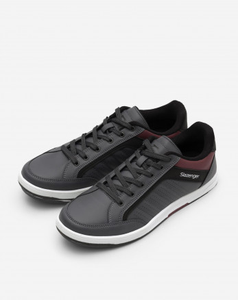 کفش روزمره مردانه بندی خاکستری 84444556