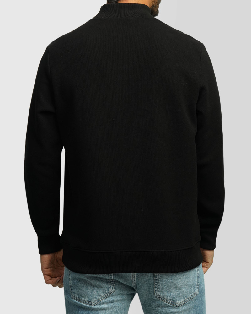 خرید و قیمت پلیور یقه 5 سانت ساده مردانه مشکی 24450110