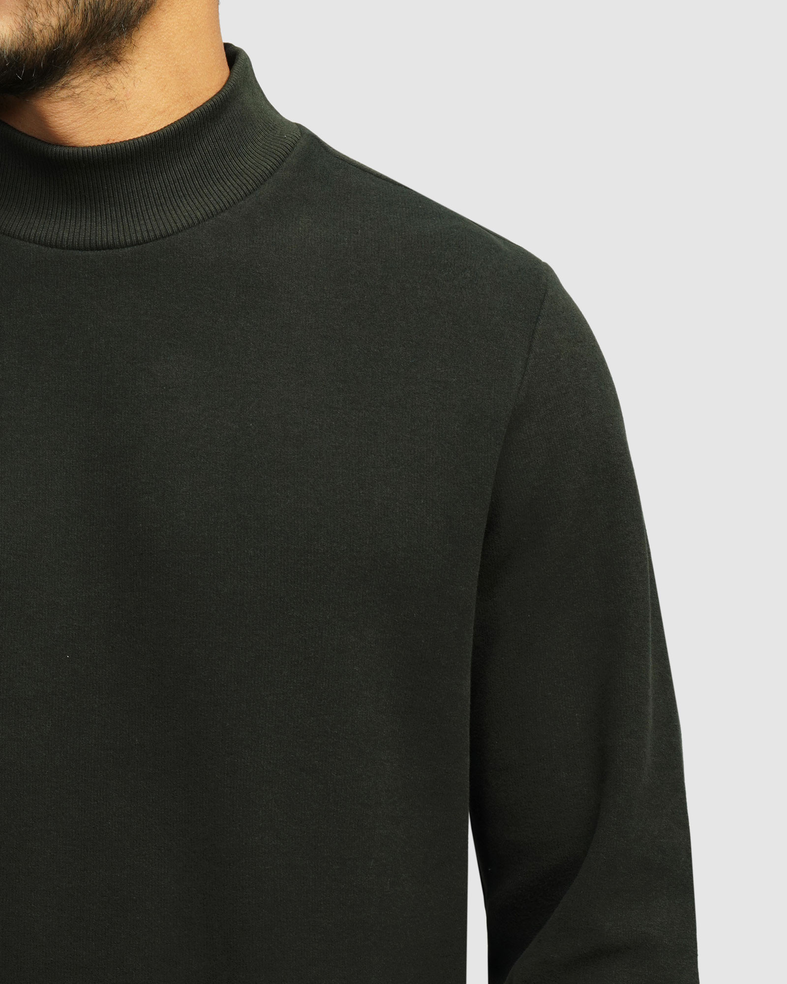 خرید و قیمت پلیور یقه 5 سانت ساده مردانه سبز 24450110