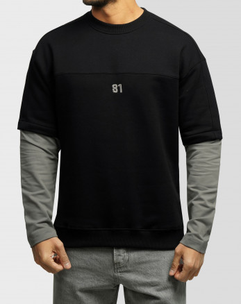 خرید و قیمت پلیور دورس یقه گرد مردانه مشکی 24457294