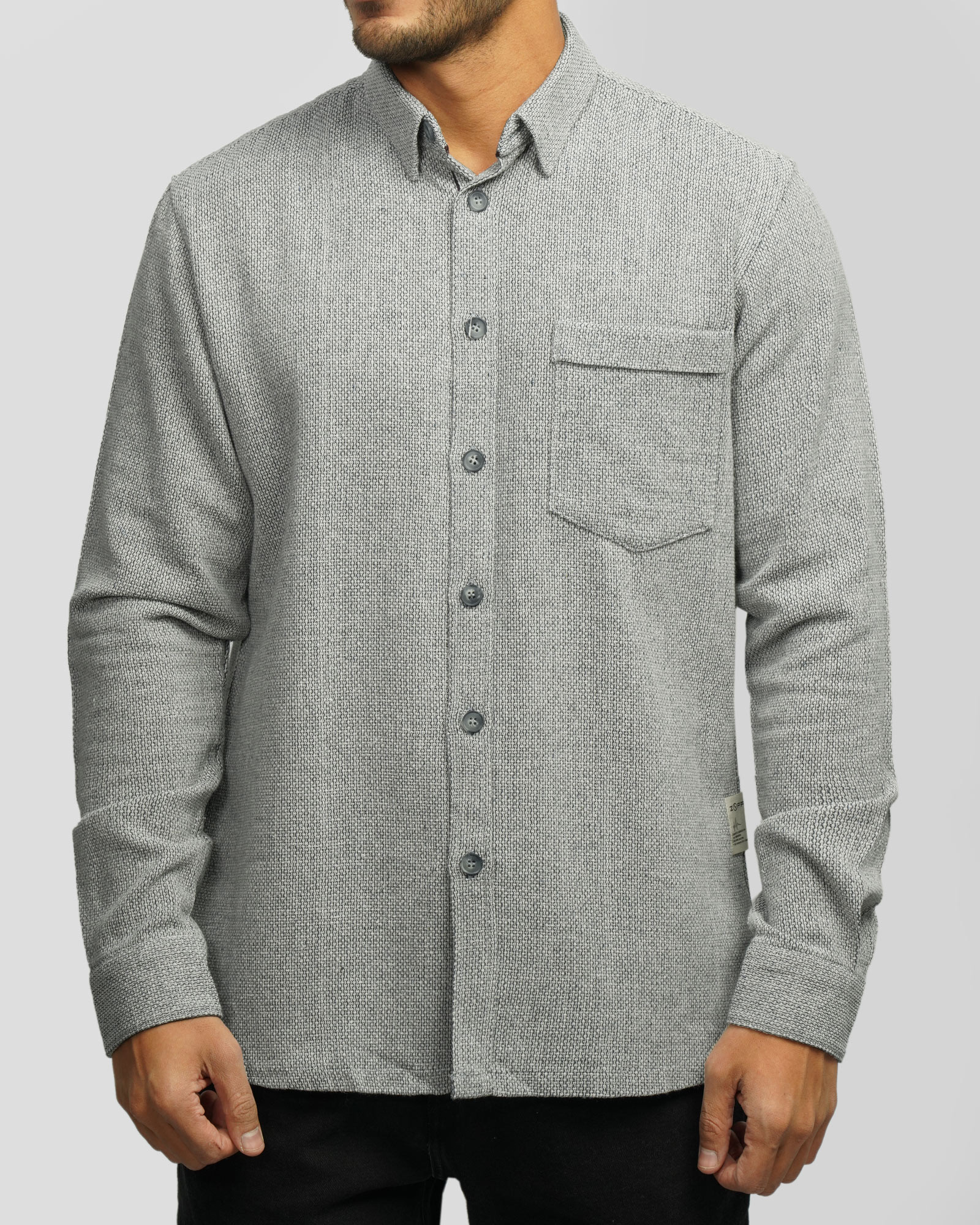 پیراهن مردانه طوسی 24452328