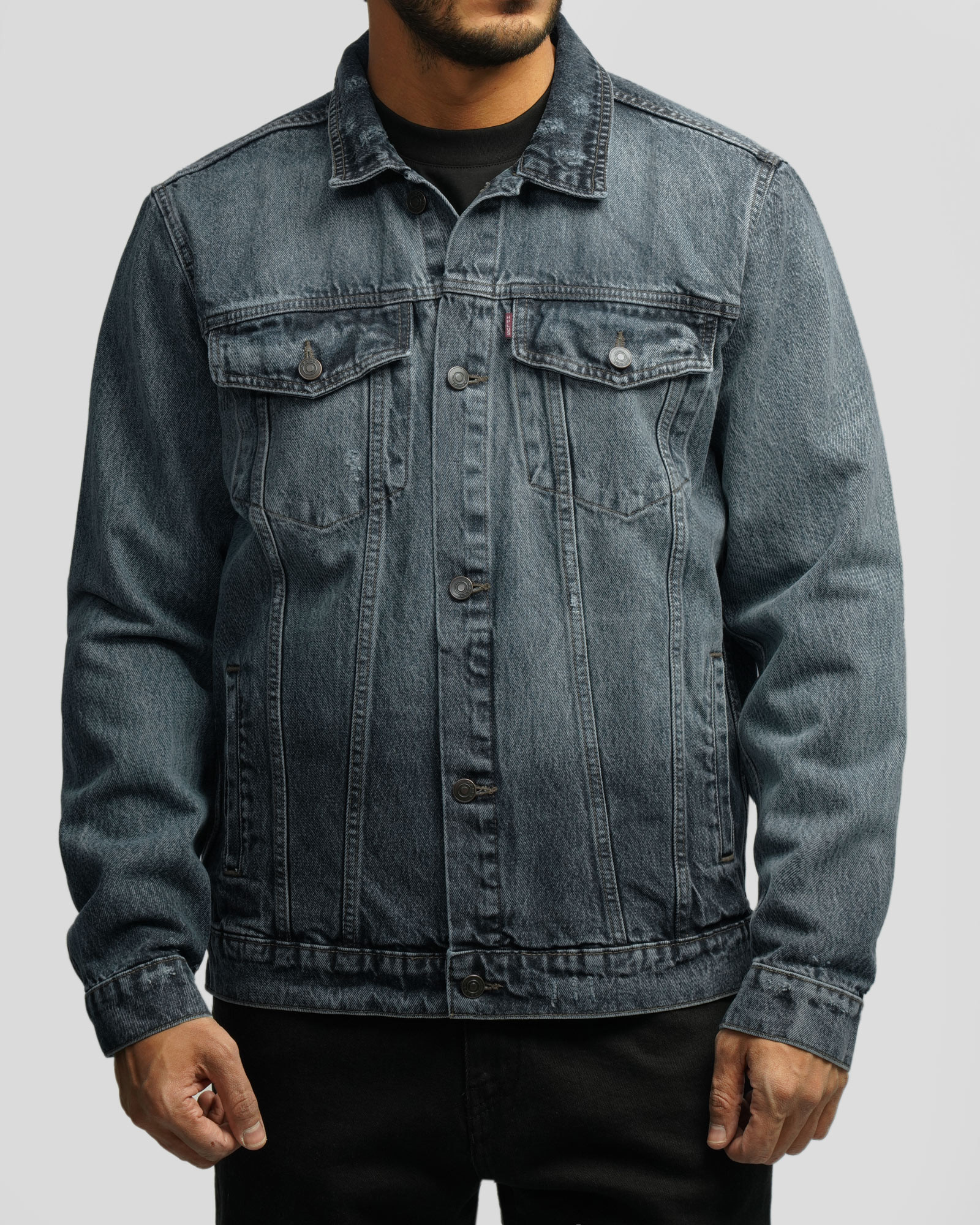 کت جین مردانه آبی تیره 24480167