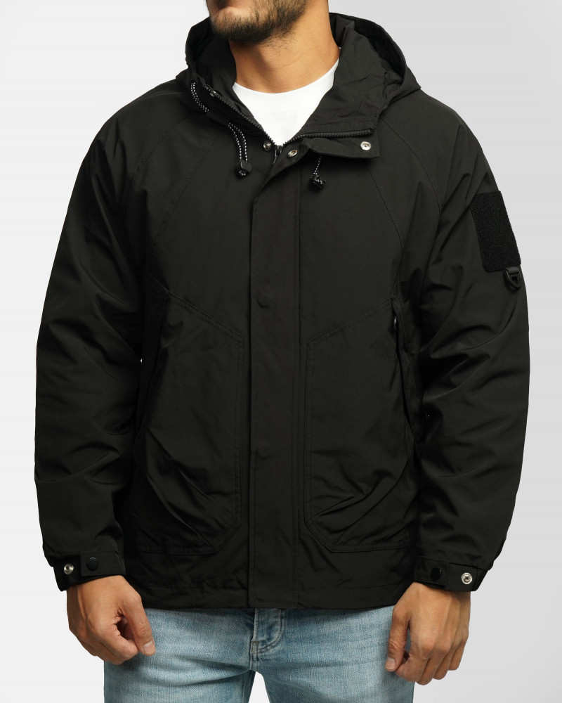 سویشرت شمعی کلاه دار مردانه مشکی 24449184