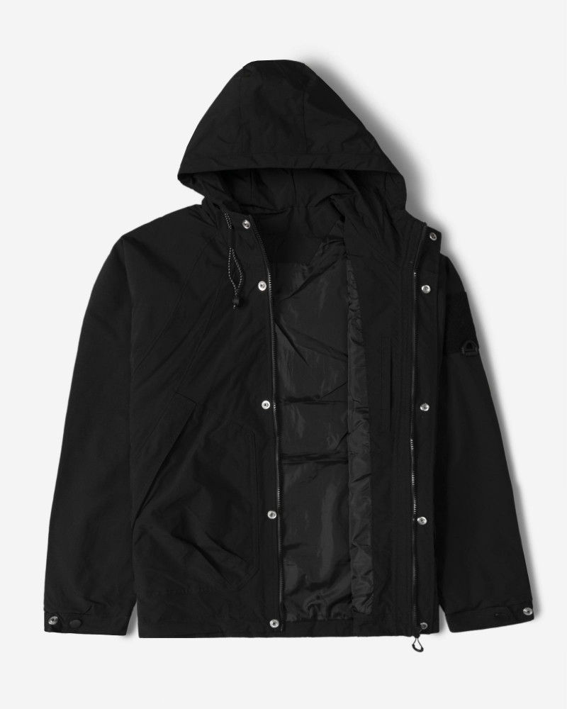 سویشرت شمعی کلاه دار مردانه مشکی 24449184