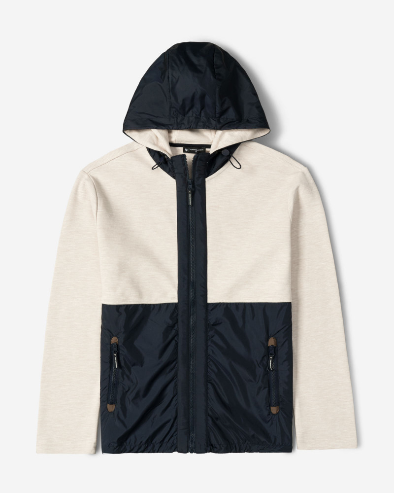 سویشرت مردانه کلاه دار کرم 84449172