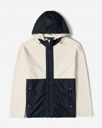 سویشرت مردانه کلاه دار کرم 84449172