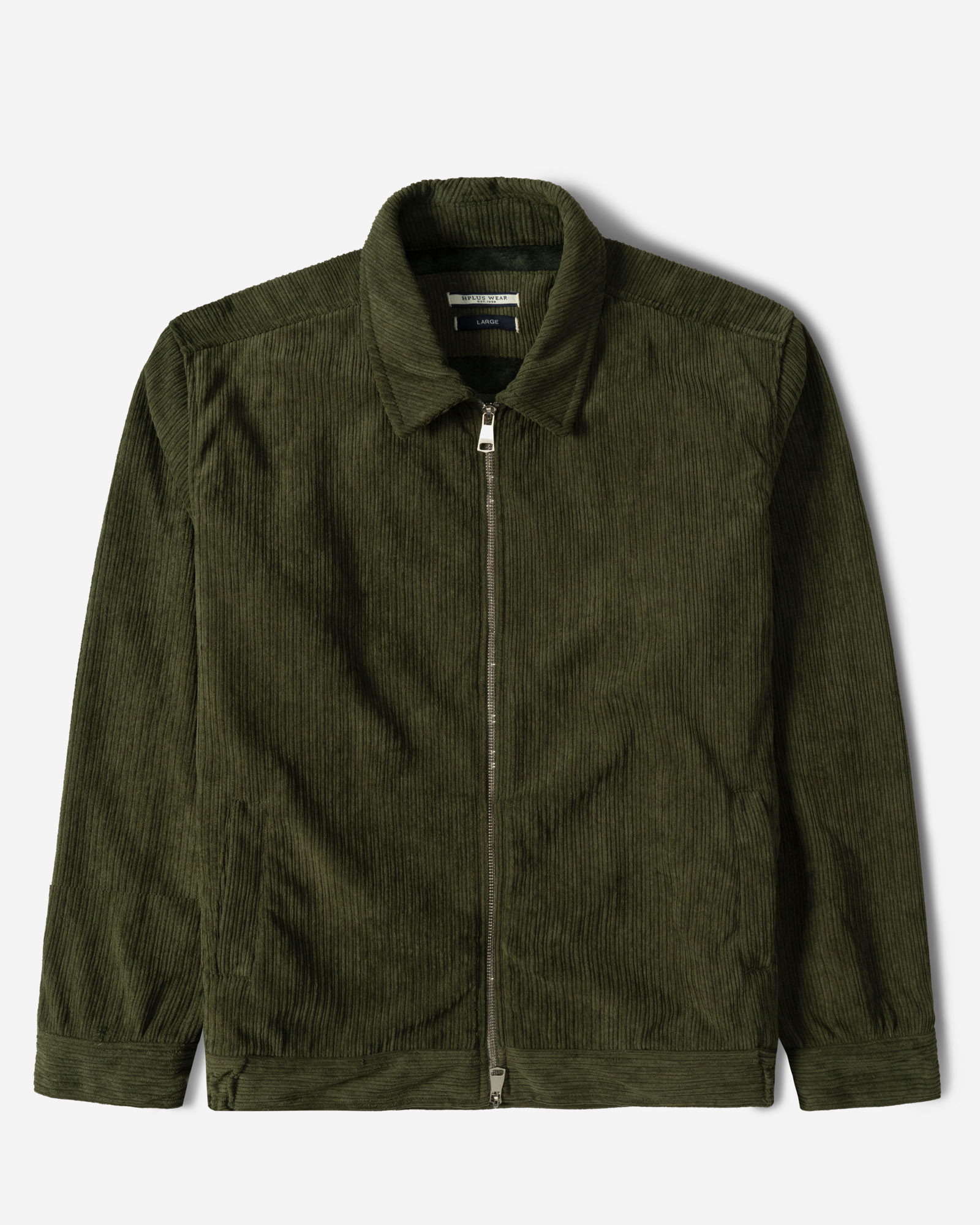 سویشرت مخمل مردانه سبز 24413275