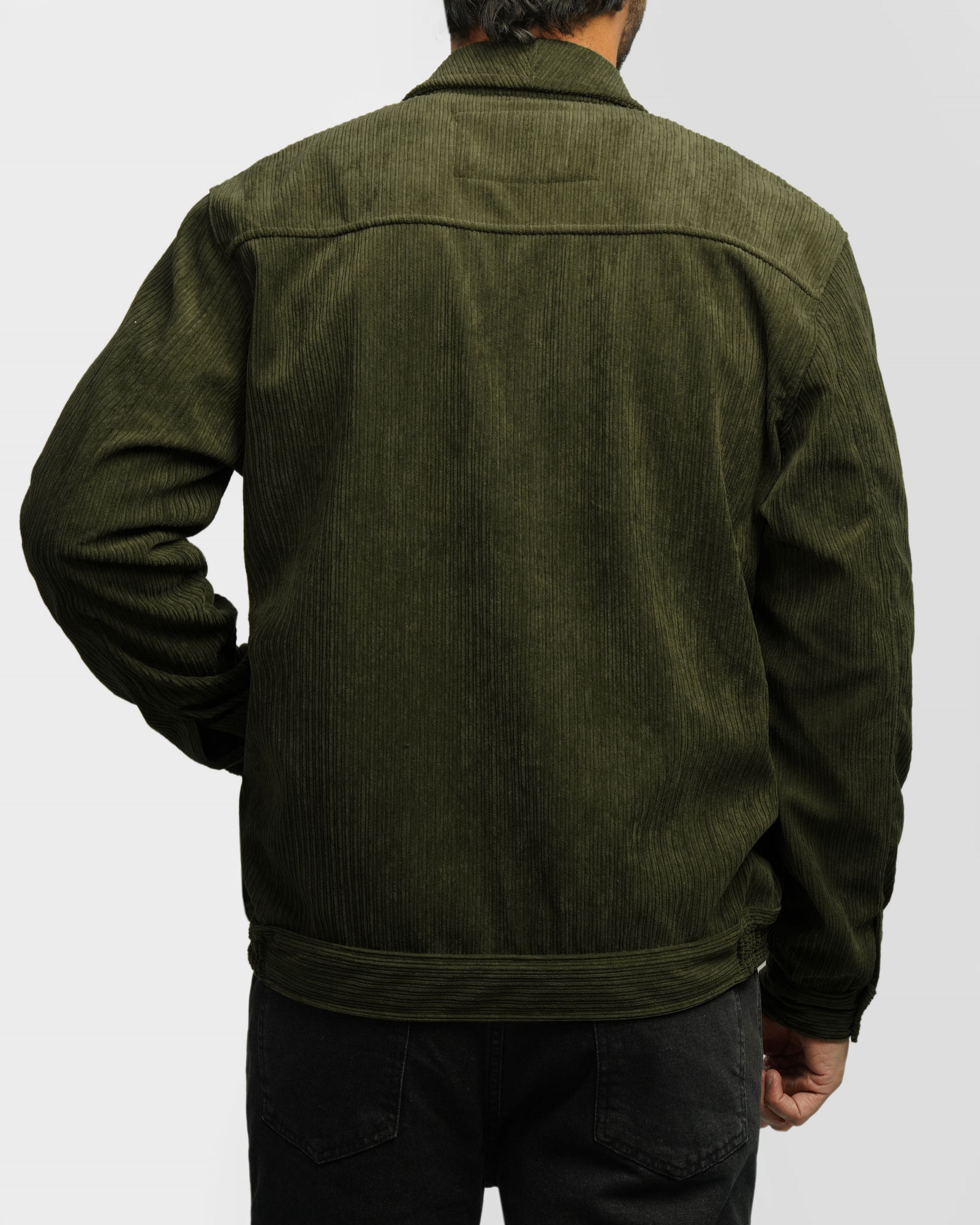 سویشرت مخمل مردانه سبز 24413275