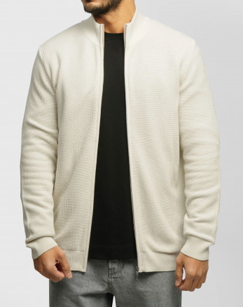 سویشرت بافت مردانه کرم روشن 24376127