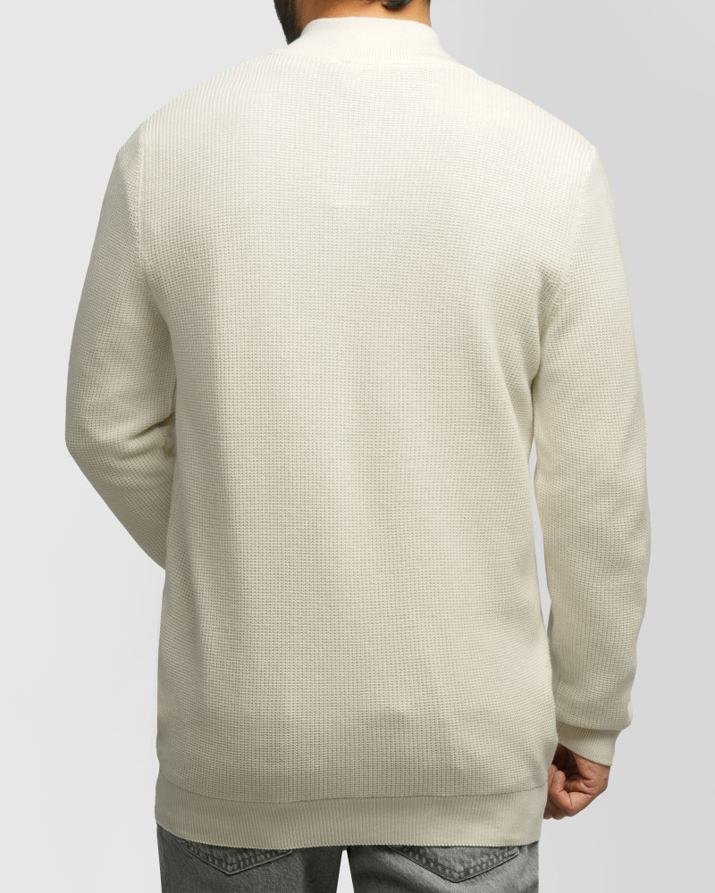 سویشرت بافت مردانه کرم روشن 24376127