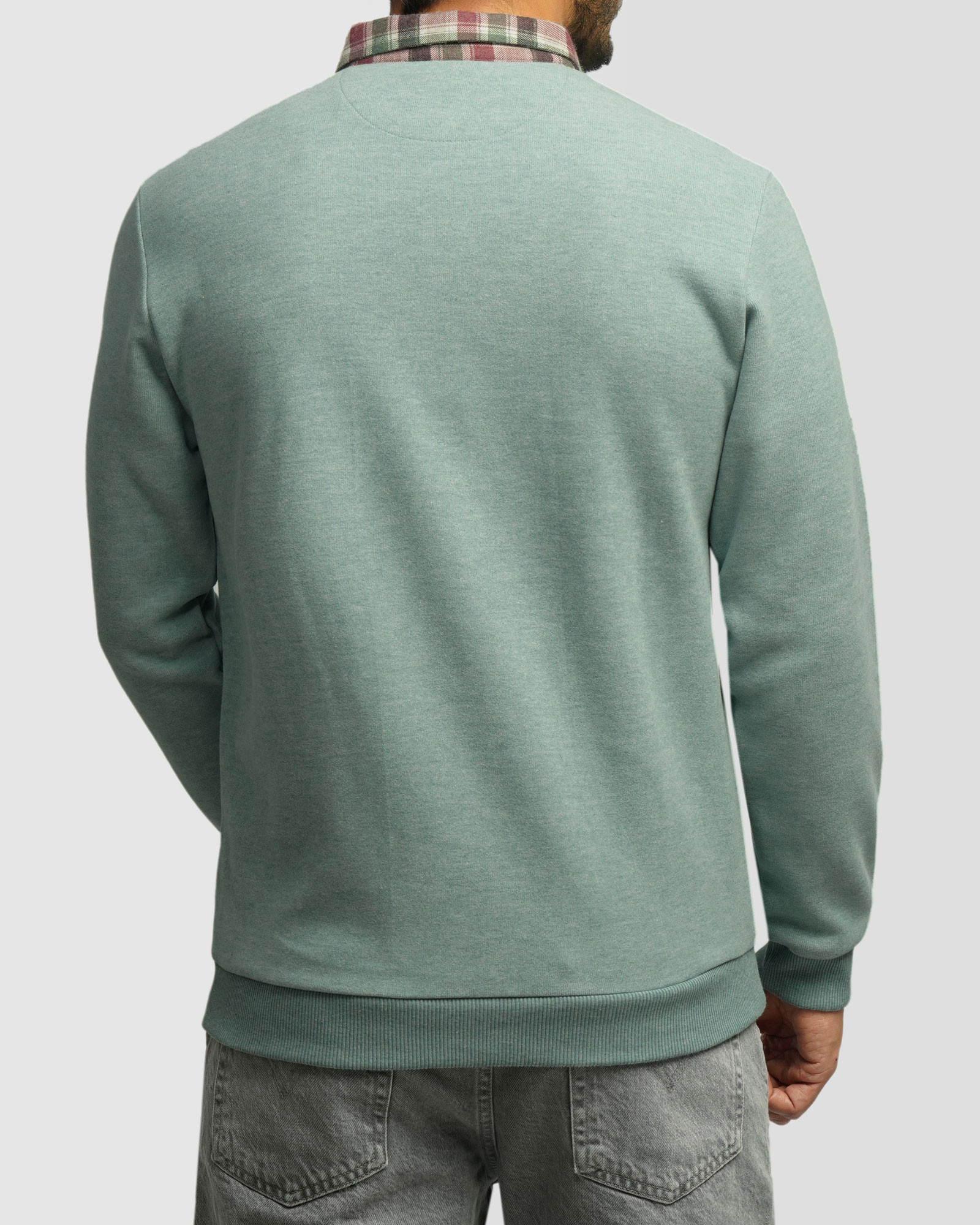 خرید و قیمت پلیور یقه پیراهنی سبز روشن 23388138