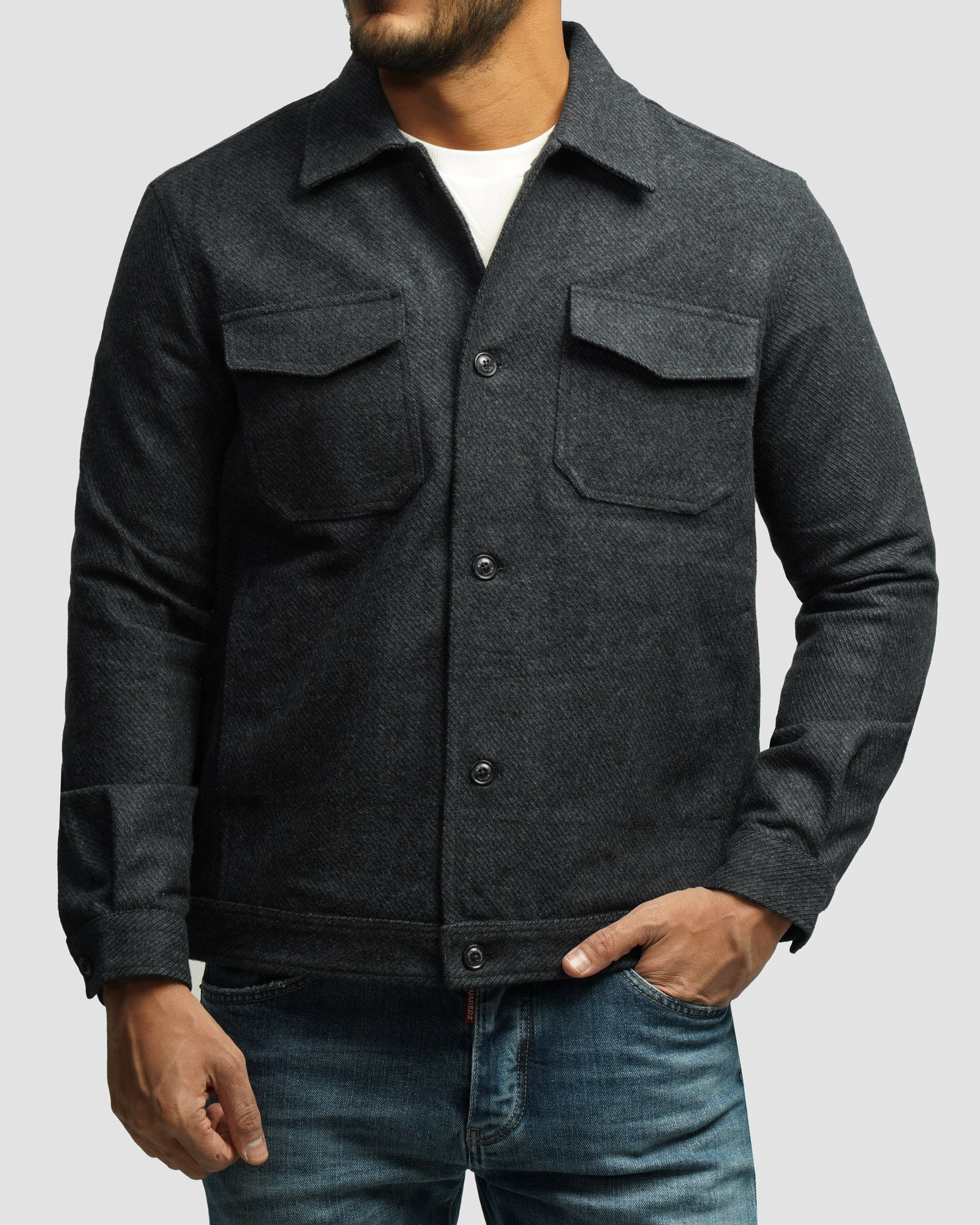 خرید و قیمت پیراهن کتی مردانه سرمه ای 24452209