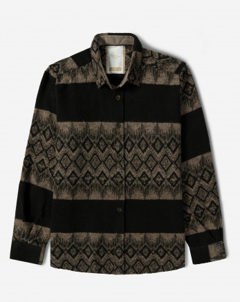 پیراهن ضخیم مردانه قهوه ای 24452326