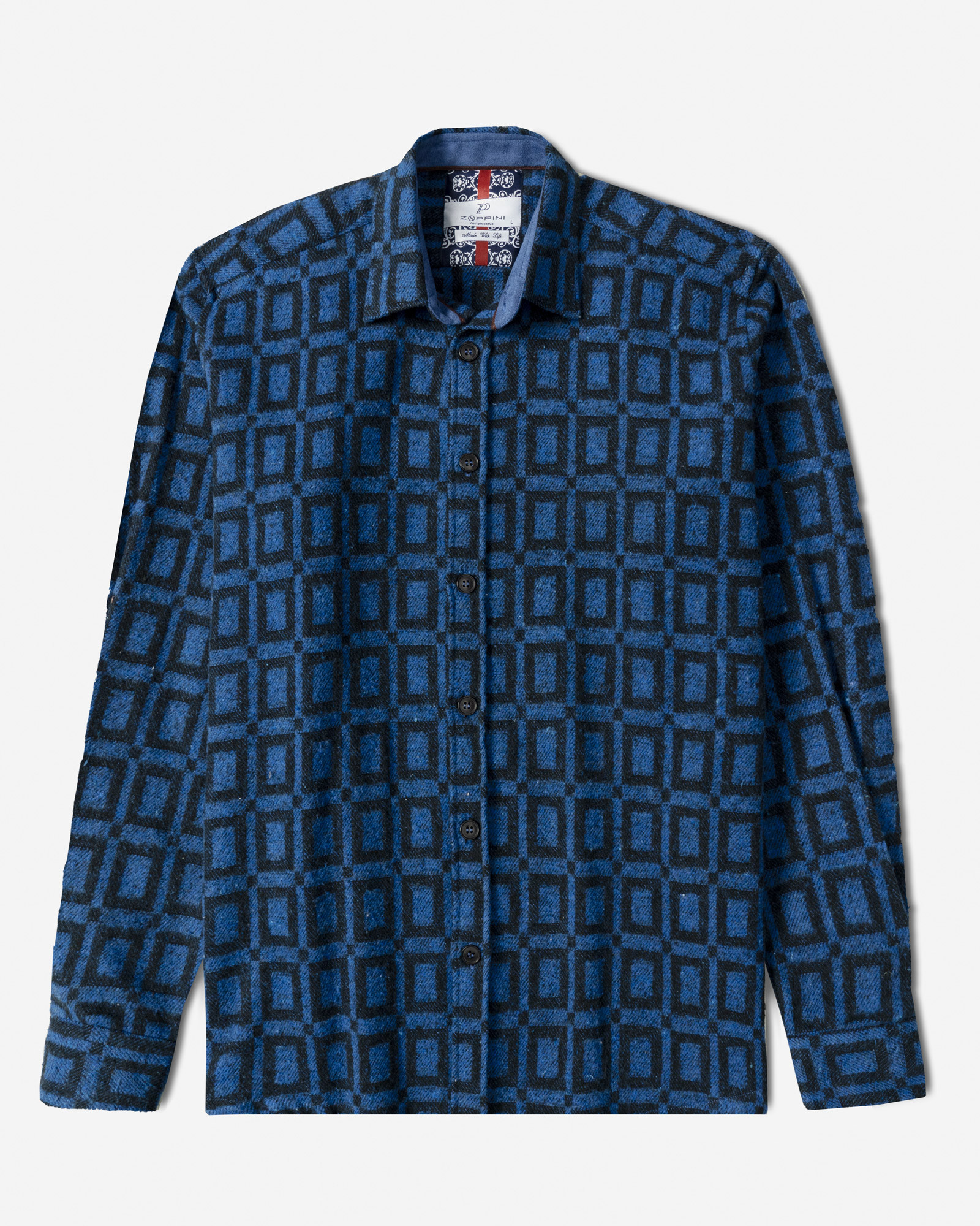 خرید و قیمت پیراهن ضخیم مردانه آبی 24452313