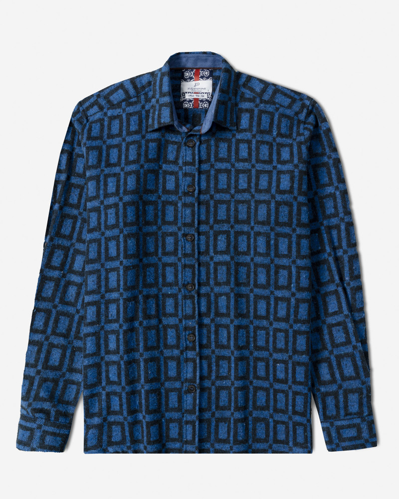 خرید و قیمت پیراهن ضخیم مردانه آبی 24452313