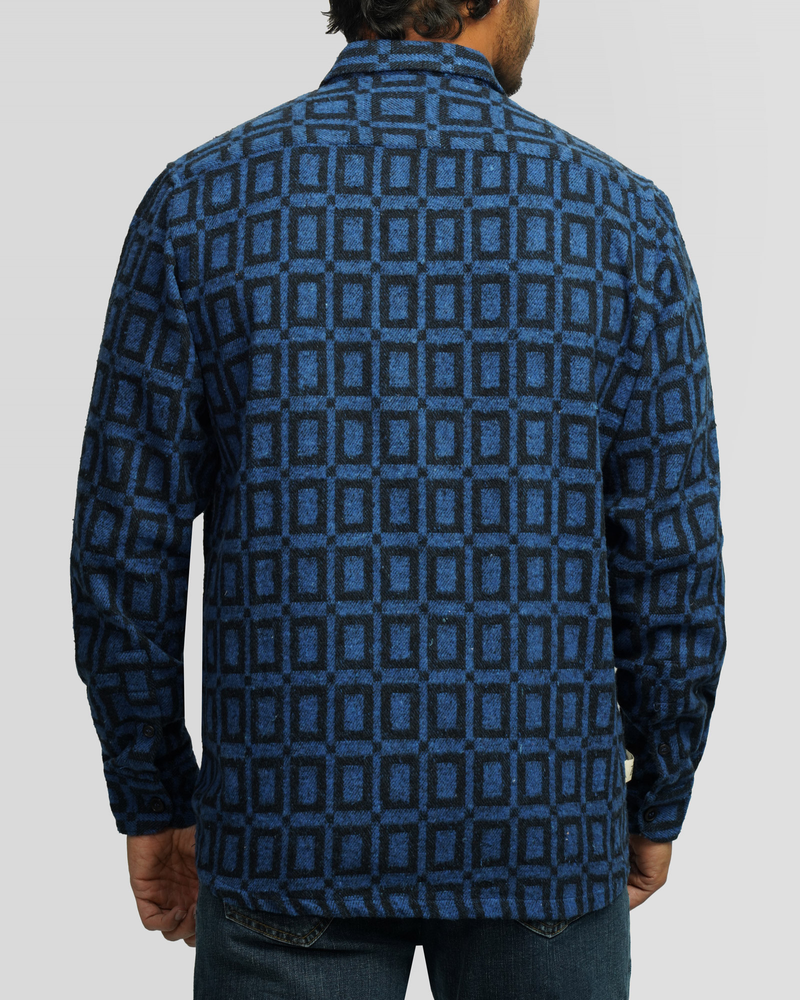 خرید و قیمت پیراهن ضخیم مردانه آبی 24452313