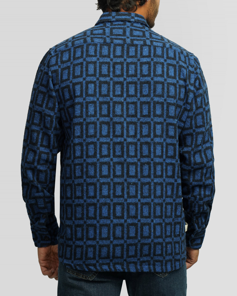 خرید و قیمت پیراهن ضخیم مردانه آبی 24452313