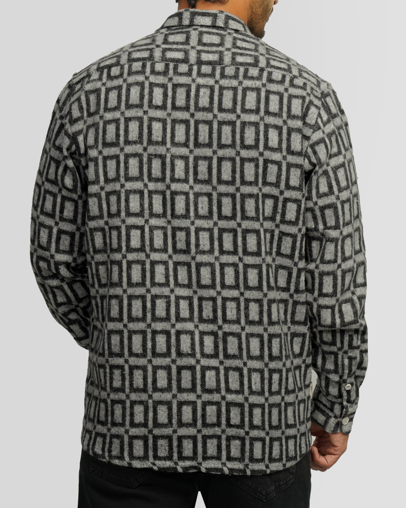 خرید و قیمت پیراهن ضخیم مردانه خاکستری 24452313