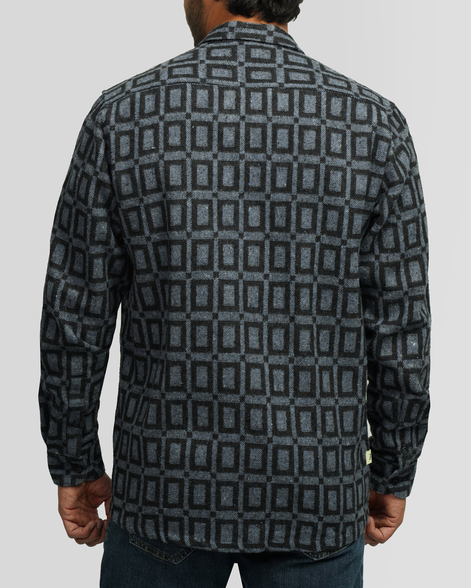 خرید و قیمت پیراهن ضخیم مردانه سرمه ای 24452313