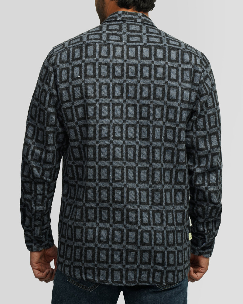 خرید و قیمت پیراهن ضخیم مردانه سرمه ای 24452313