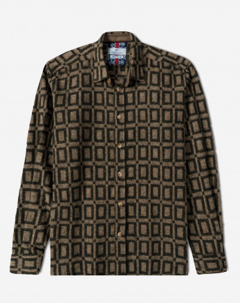 خرید و قیمت پیراهن ضخیم مردانه قهوه ای 24452313